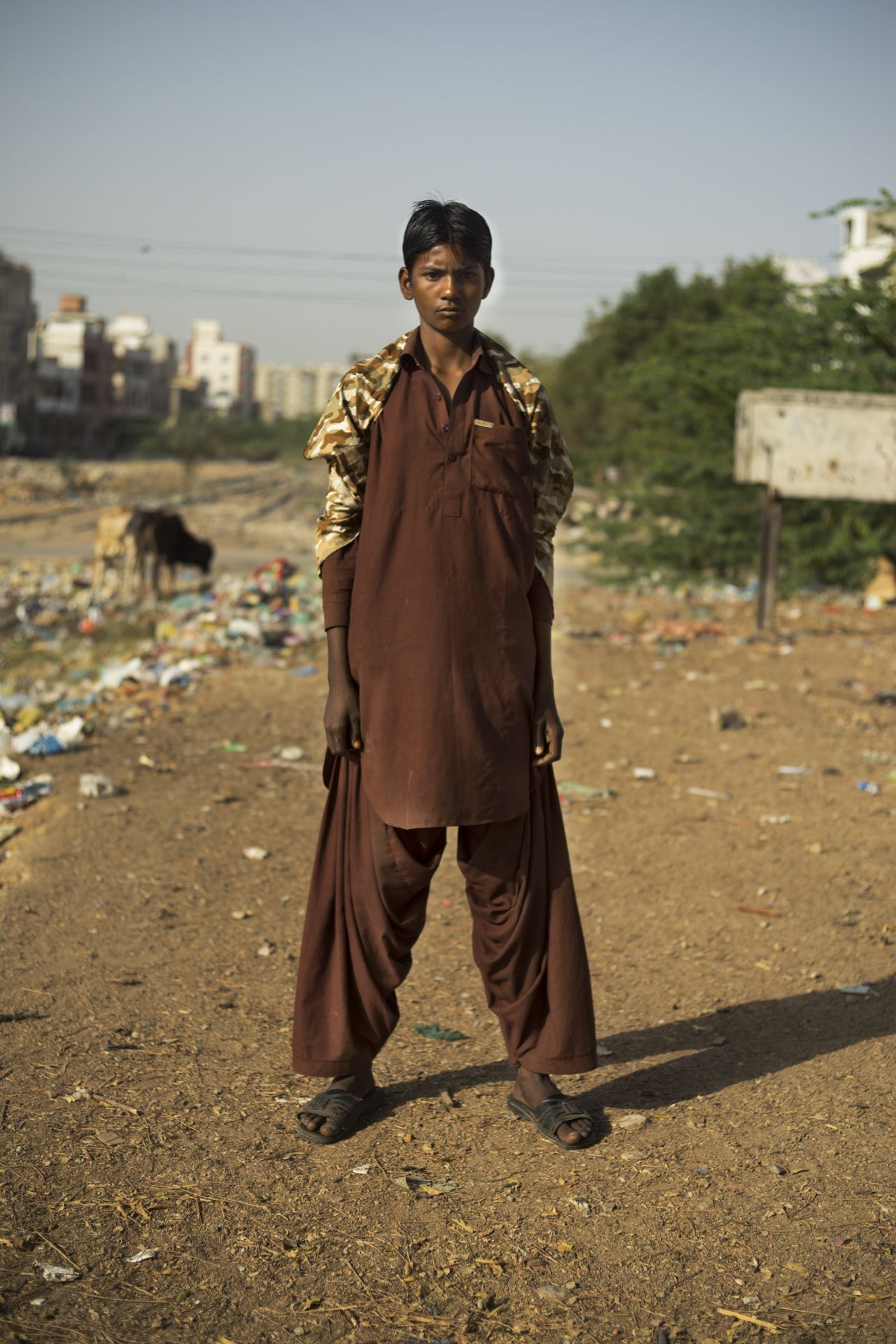 Portrait, Gilani Station, Karachi, Pakistan. Image from KCR, by Ivan Sigal. Pakistan, 2014-2017.
