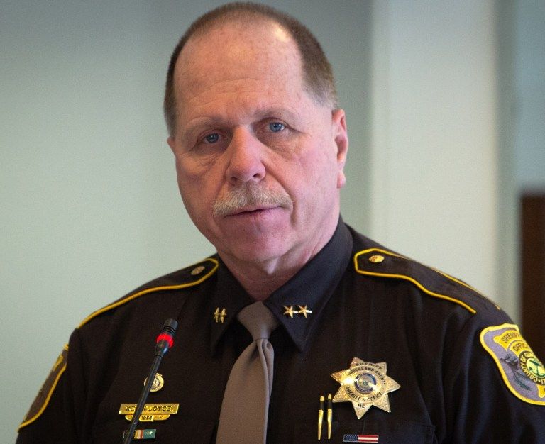 Cumberland County Sheriff Kevin Joyce. Image by Troy R. Bennett / BDN. United States, undated.