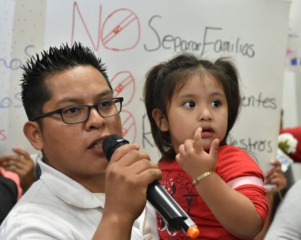 Fredy Salvador, a worker at Koch Foods, contracted COVID-19 at work in May, and had to quarantine for 15 days, facing the virus alone after his wife and 3-year-old daughter were deported to Guatemala last year. Image by Sarah Warnock/MCIR. United States, 2019.