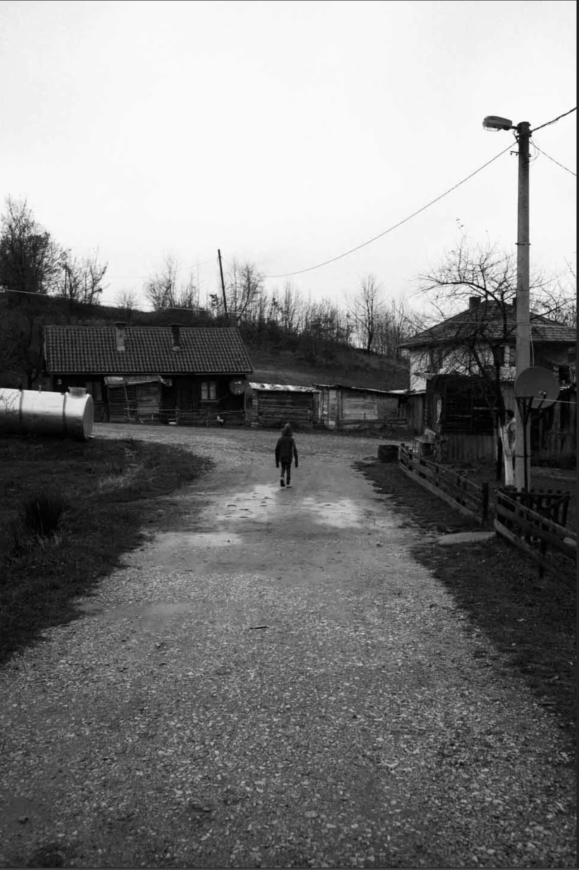 Mrdici, a refugee camp in Banovići. Image by Jošt Franko. Bosnia and Herzegovina, undated.

