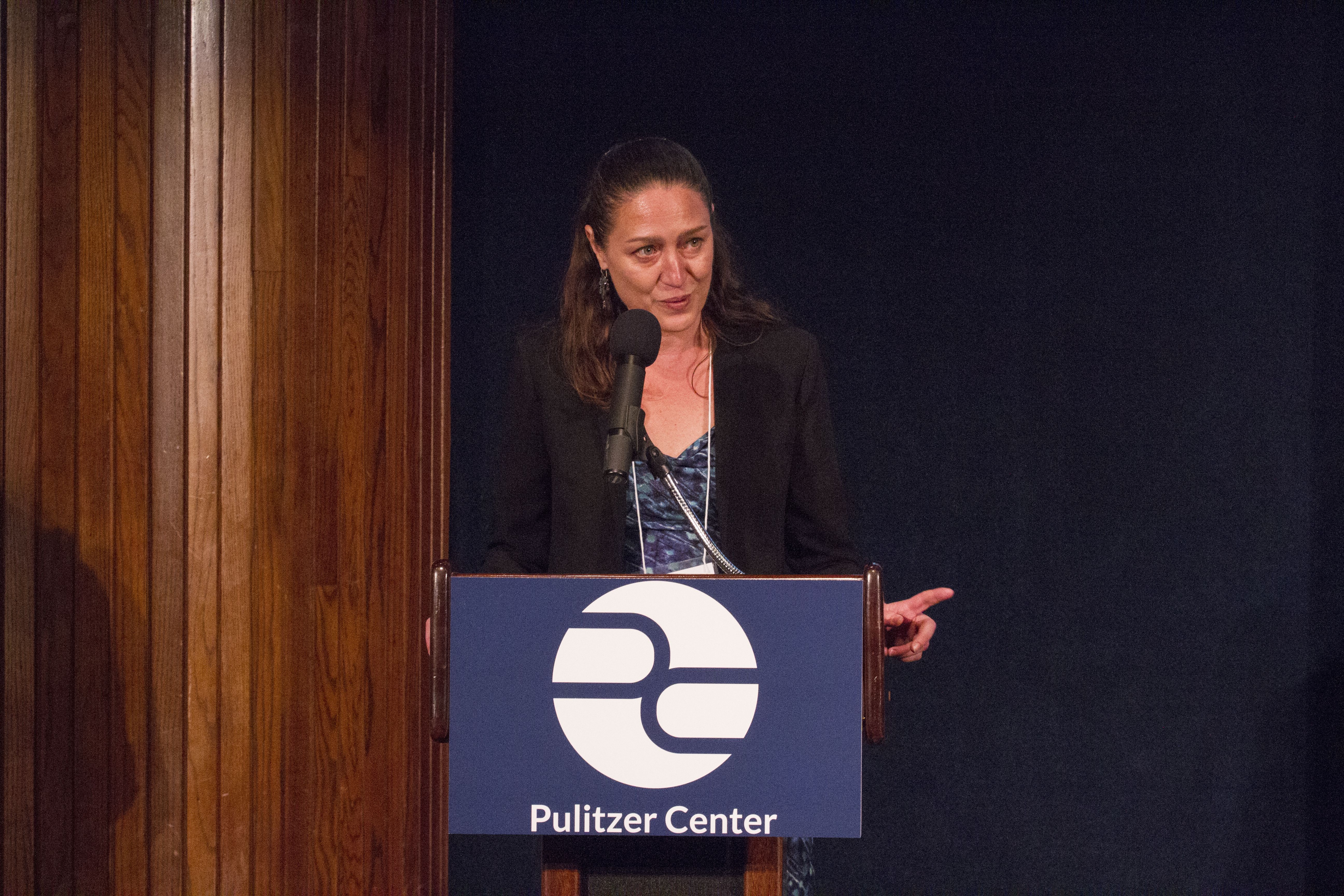 Nathalie Applewhite shares the story behind choosing to focus the Pulitzer Center 2017 conference on gender. Image by Jin Ding. United States, 2017. 