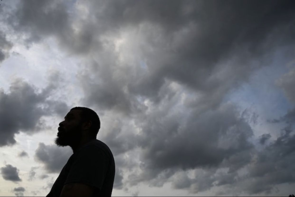 Arthur Gilliam, 37, of East Baltimore says he is $40,000 in child support debt, some of which accumulated while he was incarcerated. Image by Lloyd Fox / Baltimore Sun. United States, undated.