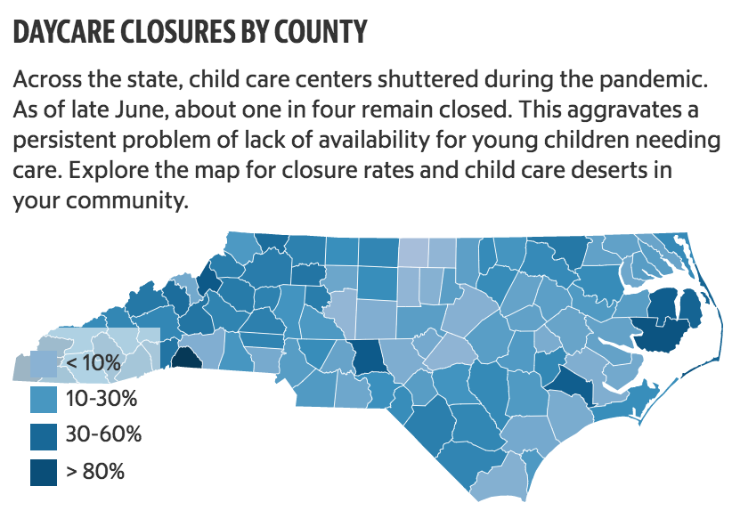 Source: Source: NC DHHS, Census, The Budget and Tax Center at the North Carolina Justice Center. Image by Gavin Off.