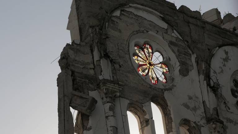 The Notre-Dame Cathedral in Port-au-Prince, Haiti, stands as a powerful reminder of the catastrophic disaster that struck Haiti on Jan. 12, 2010, and of the slow pace of the recovery 10 years later. Image by Jose A. Iglesias. Haiti, 2019.
