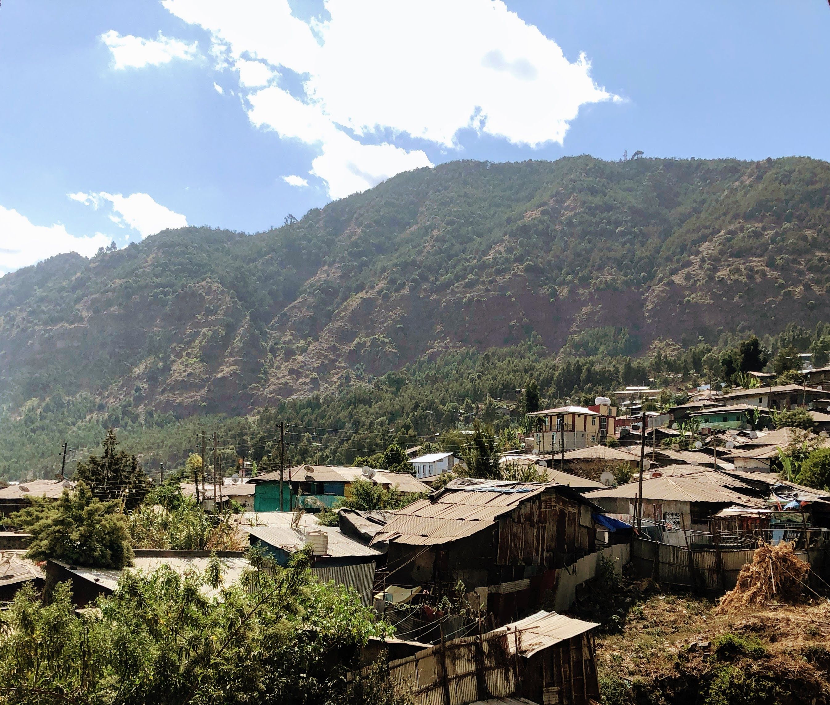 The view behind the EDA office. Image by Arianne Henry. Ethiopia, 2019.