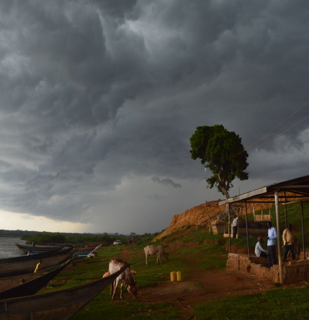 A storm approaches in Nakalanga village. Image by Annika McGinnis. Uganda, 2019.