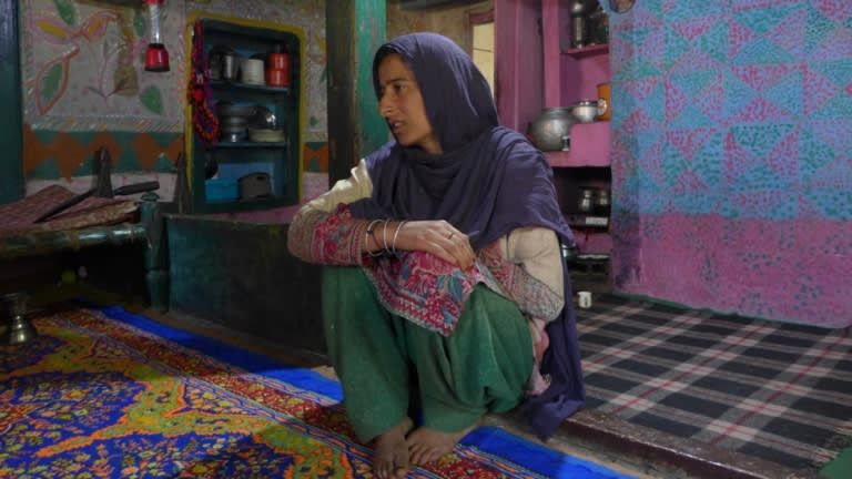 "I can't even talk about birth control with my husband," says Najma. "Discussing it in my community is considered shame and I can never talk about having or not having children." Image by Safina Nabi. Kashmir, 2020.
