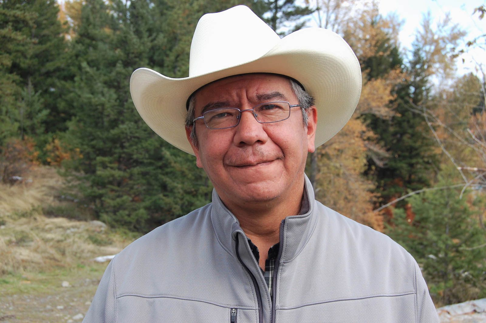Picture of Chief Lee Spahan. Image courtesy of Jillian Kestler-D’Amours and Megan O’Toole/ Al Jazeera. Canada, 2019.