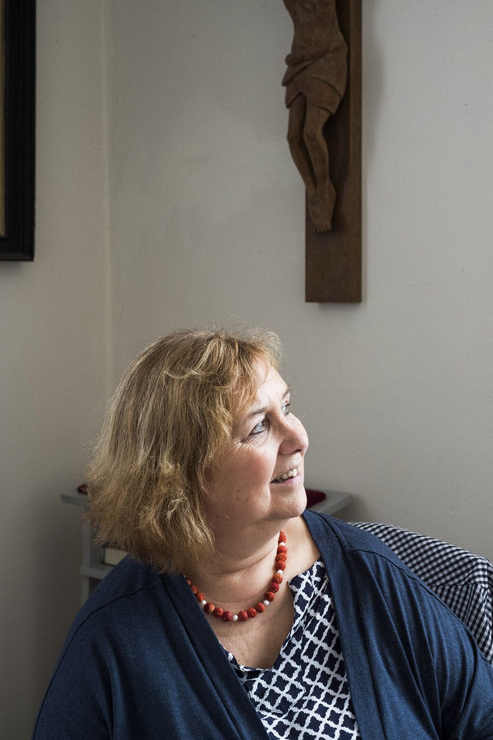 Renate Schieferdecker, the Christian pastor in the nearby town of Amt Neuhaus, remembers when locals first learned of the coming asylum seekers. "We were naturally concerned when the news came," she said. Among the concerns was the threat of violence. "Any time you get an Afghan and a Persian together, there will be conflict." Most of the worries proved unfounded, she later said. Image by Valerie Schmidt. Germany, 2017.