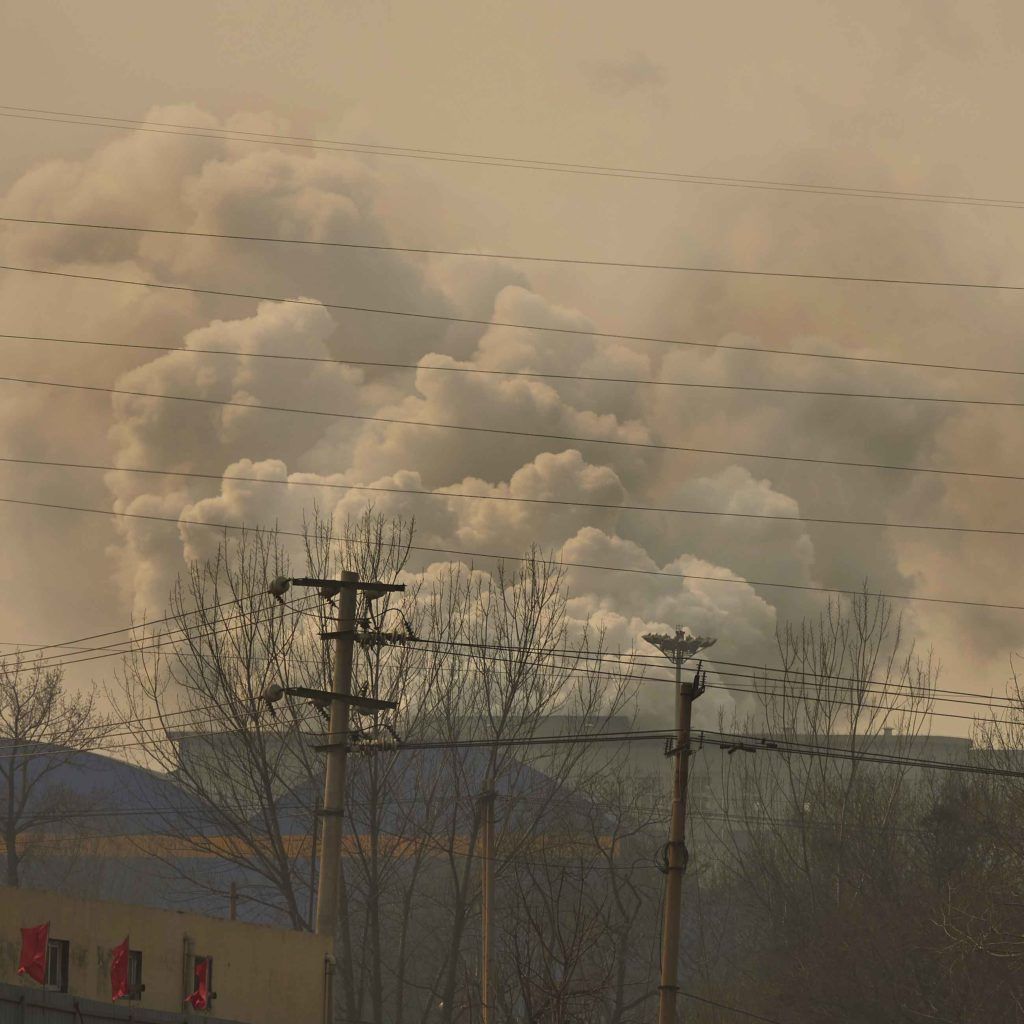 The local government responded with an ambitious — some say iron-fisted — campaign to reduce particulate pollution, inspecting, fining, and periodically shutting down factories. Image by Larry C. Price. China, 2018.