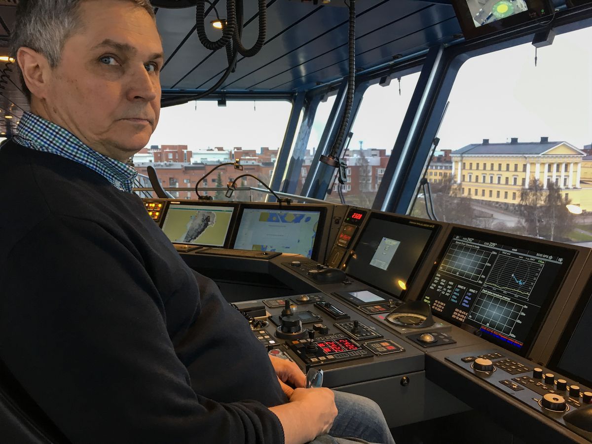 Pasi Järvelin, Captain of Polaris. Image by Amy Martin. Finland, 2018.