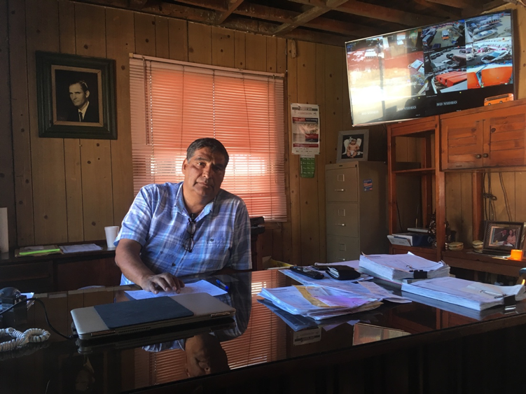 Juan Carlos Alvarez in his office. Image by Patrick Reilly. Mexico, 2017.
