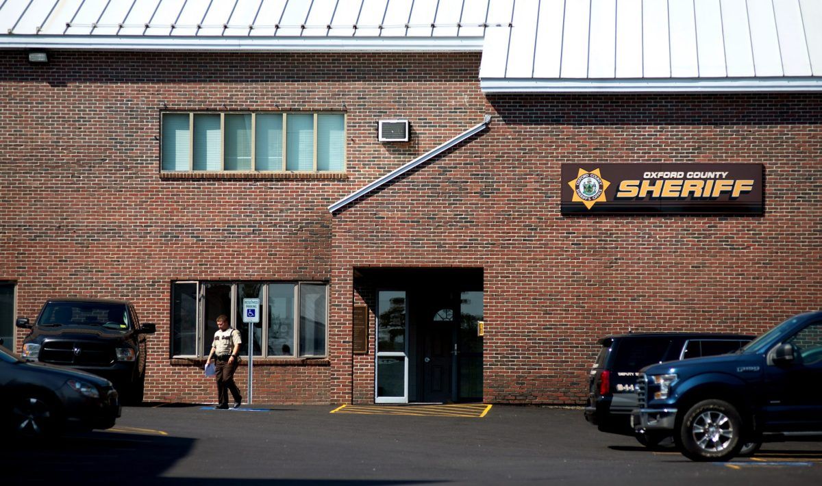 The Oxford County Sheriff’s Office in South Paris, Maine. Image by Linda Coan O’Kresik/BDN. United States.
