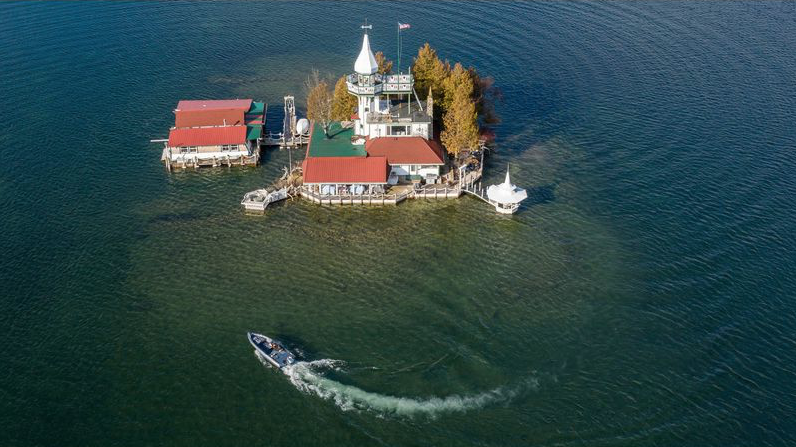 Dollar Island at Les Cheneaux Islands on Lake Huron in the Upper Peninsula of Michigan on Nov. 23, 2019. Image by Zbigniew Bzdak / Chicago Tribune. United States, 2020.
