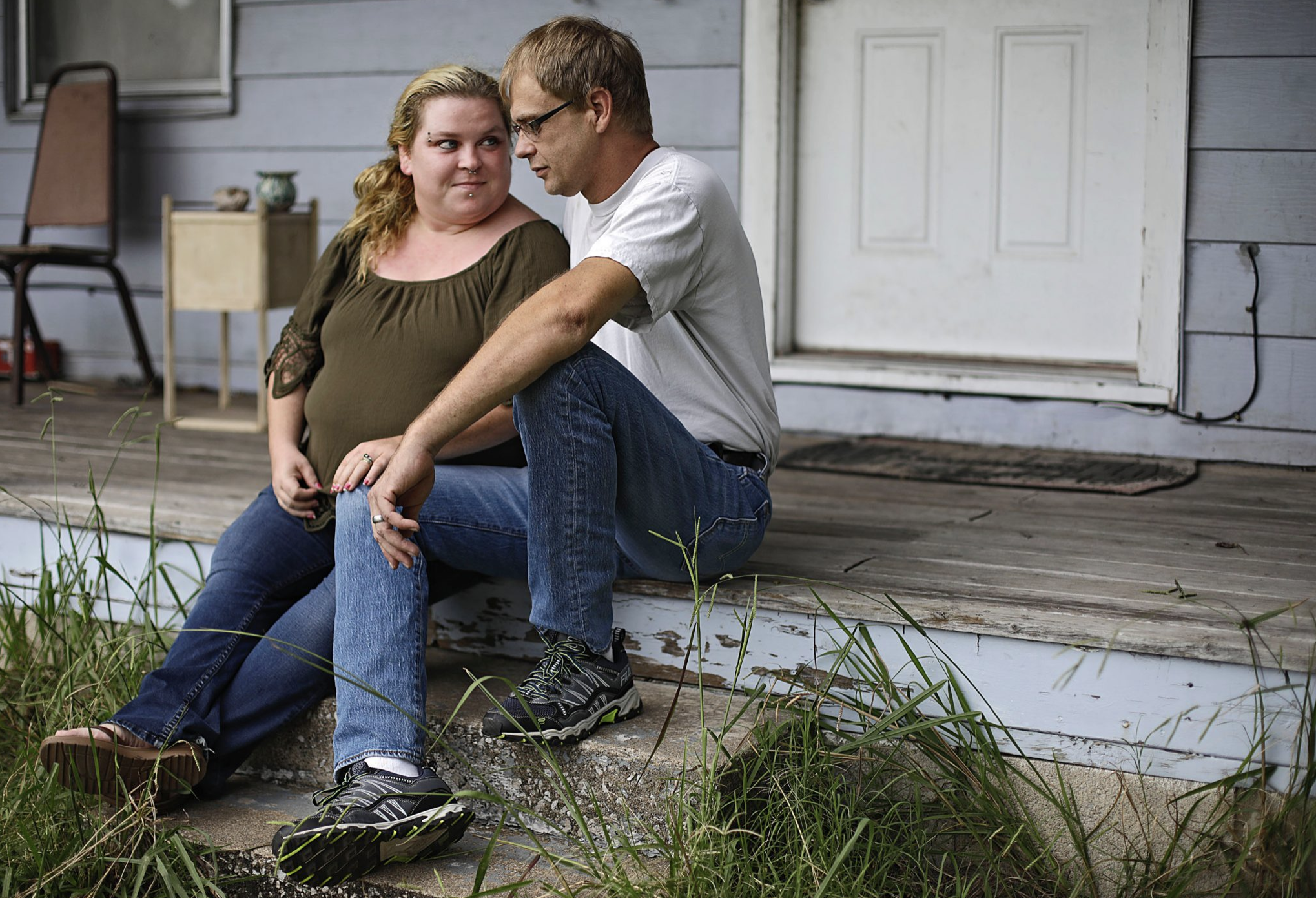 Tulsa’s Landlord Tenant Relief Program paid four months’ rent for Jack and Beth Myers of Tulsa County. Jack, a Type 2 diabetic, quit his job as a welder amid fear of contracting COVID-19. Beth said the program “took a lot of stress off " the couple. Image by Mike Simons. United States, 2020.
