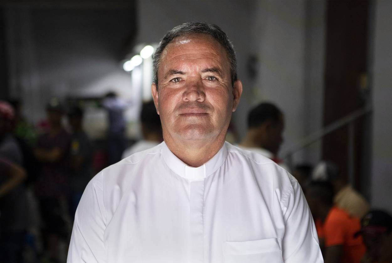 Father Felipe de Jesús Sánchez oversees Casa Indi, a shelter in Monterrey, Nuevo Leon. Aug. 5, 2019. Image by Miguel Gutierrez Jr. Mexico, 2019.
