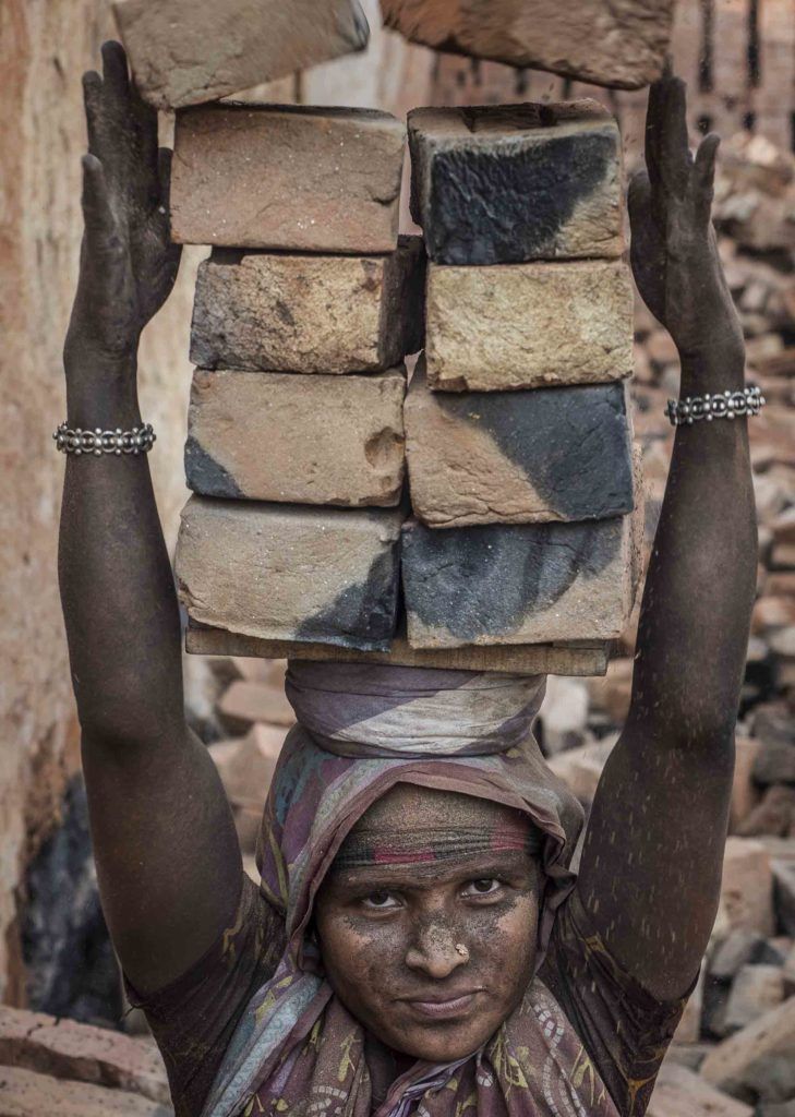 During seasonal operations, brick factories like the MEB facility can produce millions of bricks. The season usually begins in late fall or early winter. Image by Larry C. Price. Bangladesh, 2018.