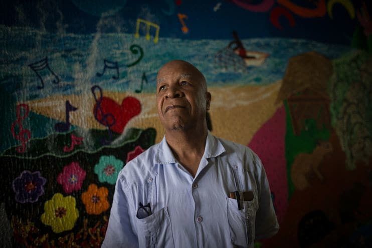 Ricardo Esquivia Ballestas is the director of Sembrandopaz, a civil society organization that works with victims of conflict across the region of Sucre. It has aided in Pichilín’s recovery. Image by Ivan Valencia/For The Washington Post. Colombia, 2018.