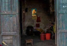 A holographic image of Mao in a rural farmhouse. Despite decades of violence and murder, Mao is still revered by many Chinese as a near god-like figure. Image by Sim Chi Yin/ VII Photo Agency. China, 2016.