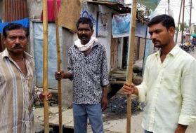 Dalit Sewage Workers in Nanded. Image courtesy of Phillip Martin. India, 2019.
